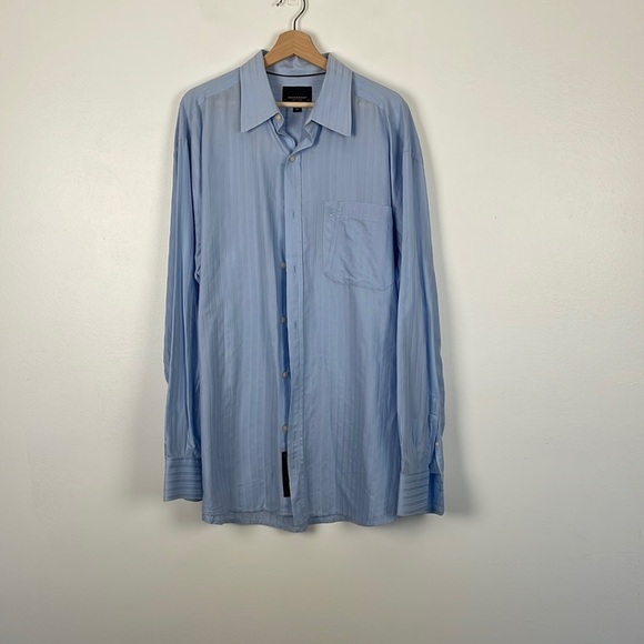 Phat Farm Other - Phat Farm men's long sleeve button down 1 pocket  strip pattern shirt Size XLTG